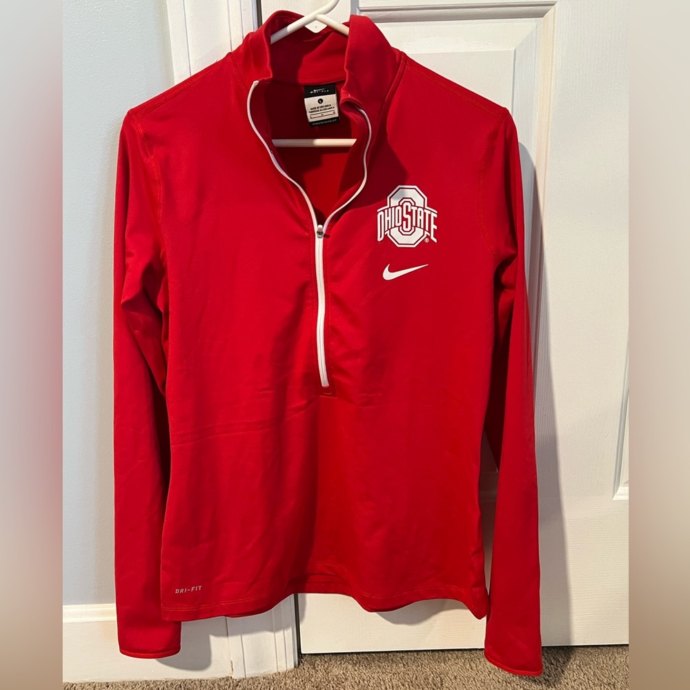 Women’s size large Nike Ohio State 1/4 zip